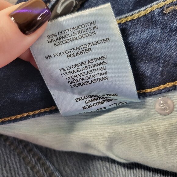 Silver Jeans Co. Womens Suki Skinny Crop Jeans‎ 31 Blue Curvy Mid-Rise NWT Vibe - Picture 9 of 13